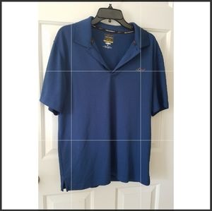 Blue Greg Norman Golf Polo Shirt